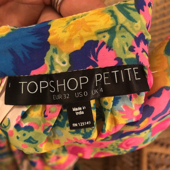 Topshop Petite Floral Maxi Boho Slip Dress - Picture 6 of 8